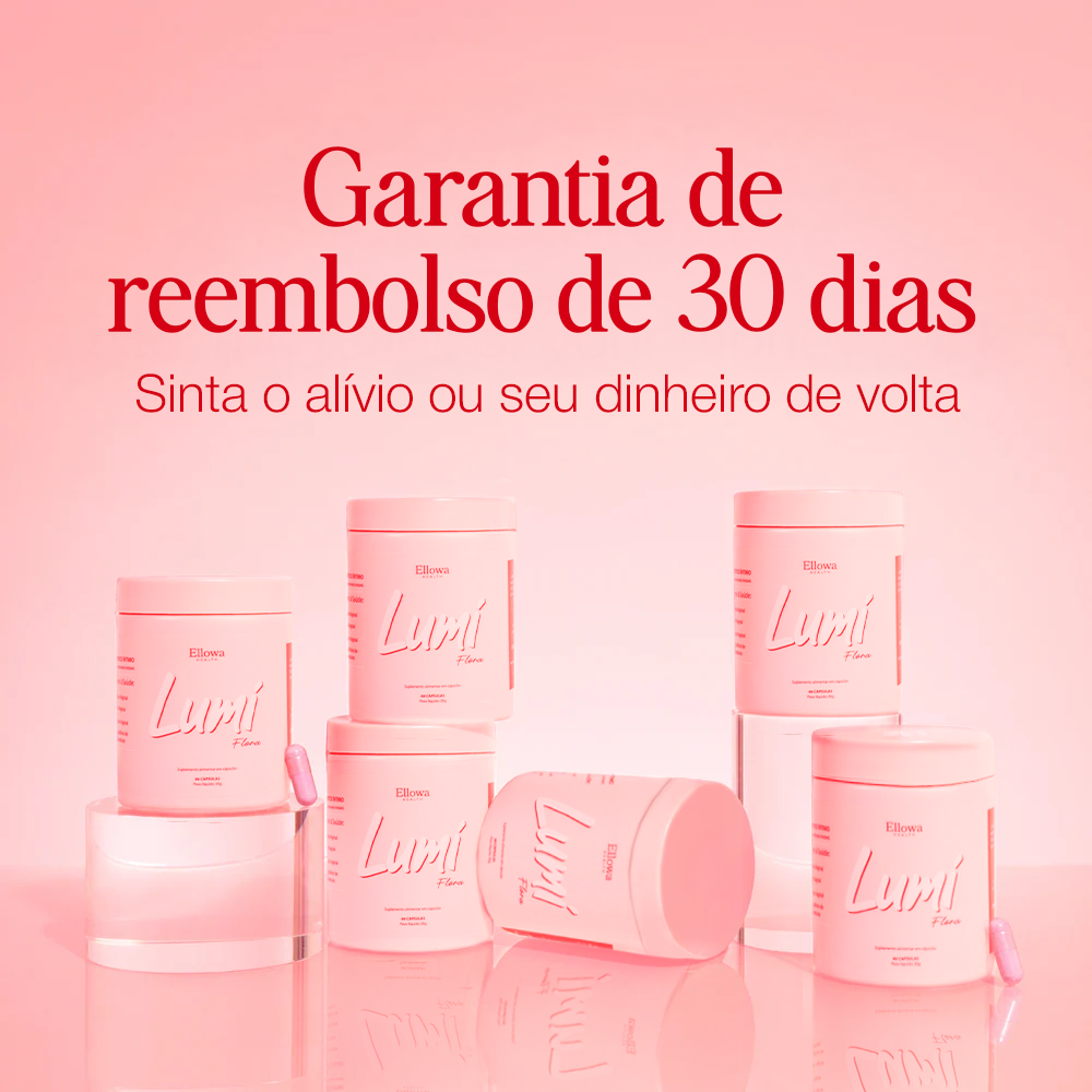 Kit 3 Lumi Flora Ellowa Health — tratamento completo flora vaginal 90 dias
